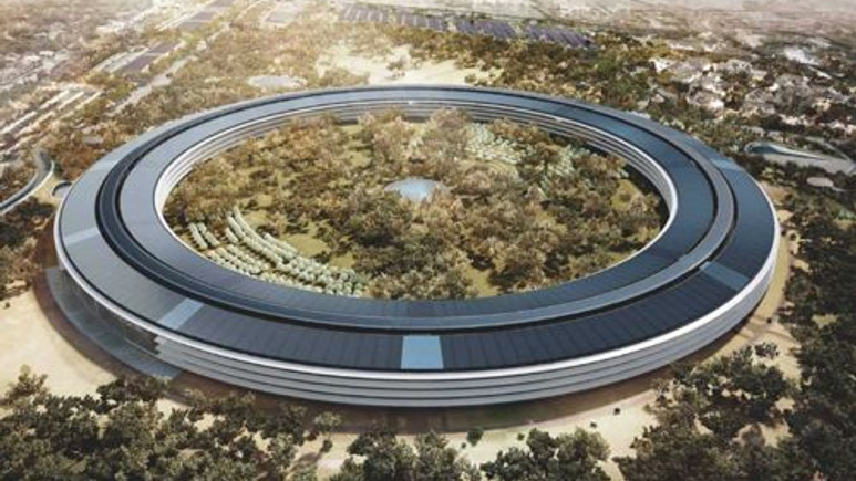 Apple'ın yeni 5 milyar dolarlık Uzay Gemisi'ni inceleyin