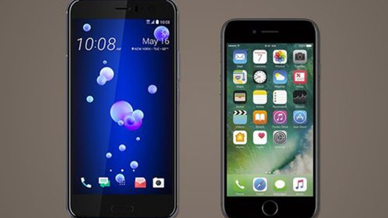 HTC U11'in iPhone 7'ye karşı özellik karşılaştırması