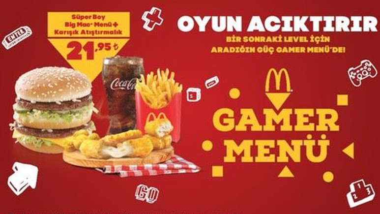 McDonald’s 'tan oyunculara özel menü!
