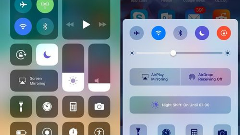 iOS 11 ile iOS 10 karşılaştırması
