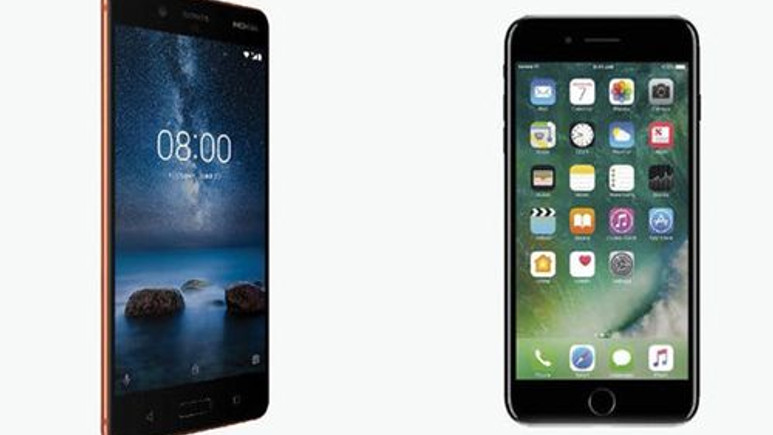 iPhone 7 ve Nokia 8 karşılaştırma