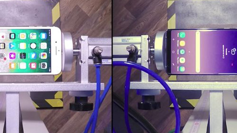 iPhone 8 Plus ve Galaxy Note 8 düşme testinde karşı karşıya!