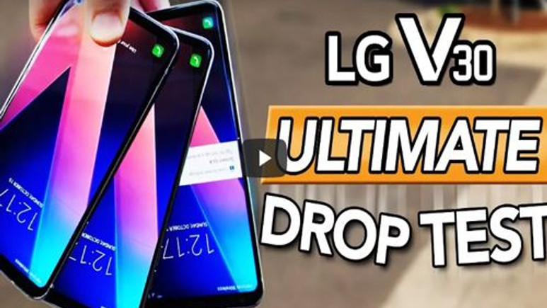 LG V30 iPhone 8'den daha sağlam! İşte kanıtı!