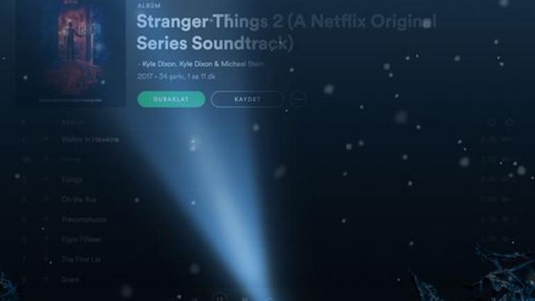 Spotify'dan Stranger Things sürprizi!