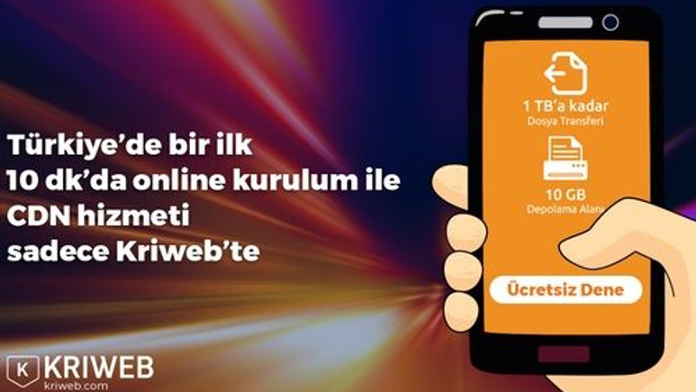 Kriweb'ten kolay kurulum CDN ile bir ilk daha