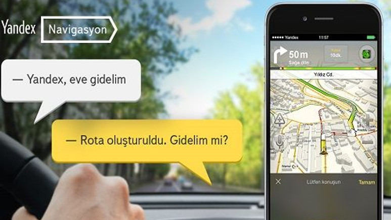 Yandex Navigasyon ile Türkçe konuşun