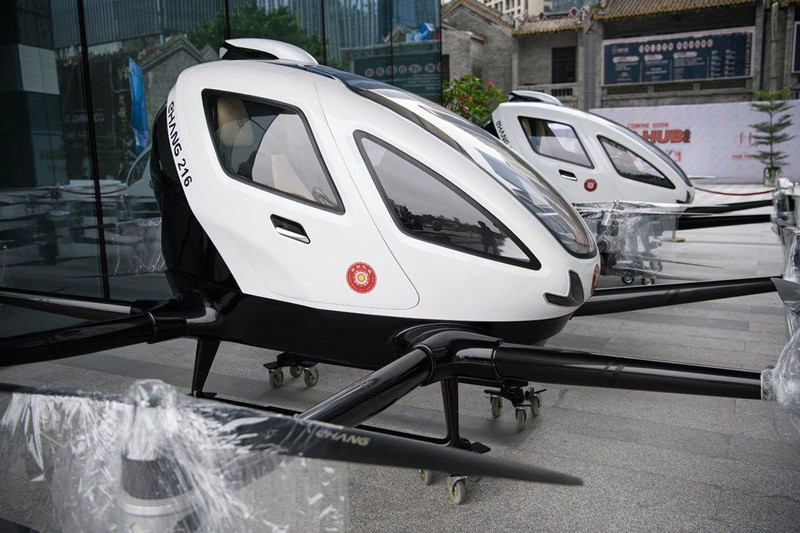 Çin insan taşıyan drone hizmetine başladı! - Resim: 1