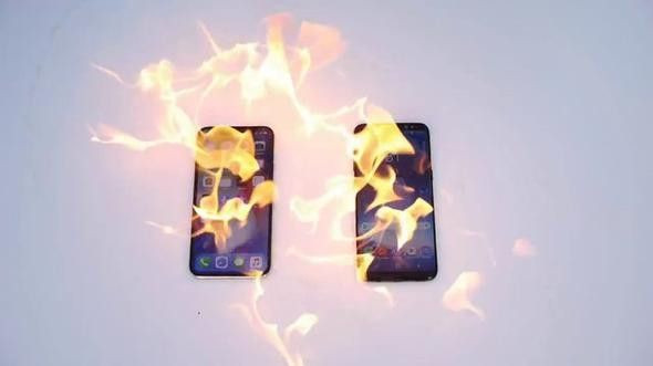 Apple'ın bombası iPhone X ve Samsung'un Galaxy S8 Plus'ı alev alev yandı - Page 3