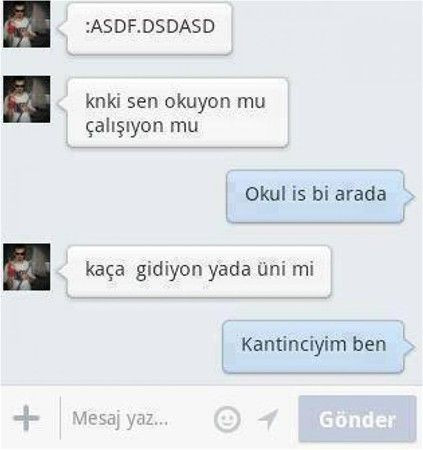 Beyin yakan WhatsApp diyalogları - Page 1