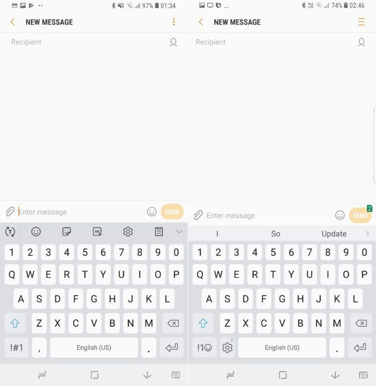 Galaxy S8 Android Oreo - Nougat arayüz karşılaştırması - Page 2