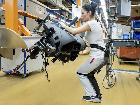 Audi otomobilleri iskelet robotlarla yapıyor - Page 1