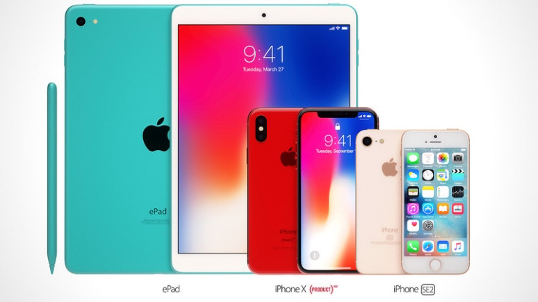 İşte Apple ePad ve iPhone X Product RED konseptleri!