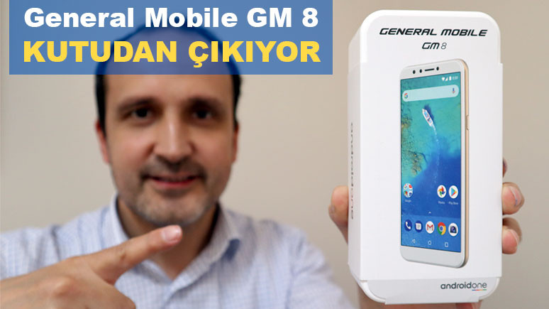 General Mobile GM 8 kutu içeriği