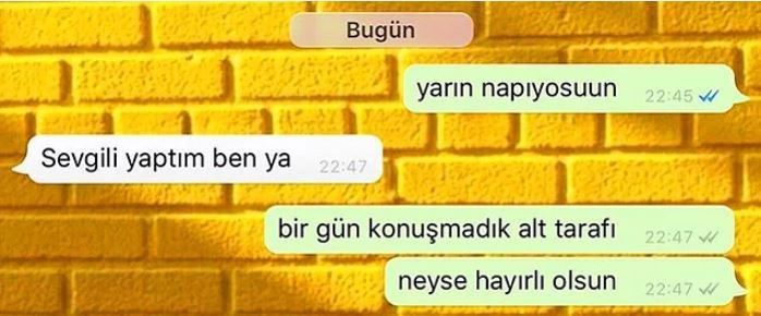 Güldürürken düşündürmeyen 15 Whatsapp konuşması! - Page 1