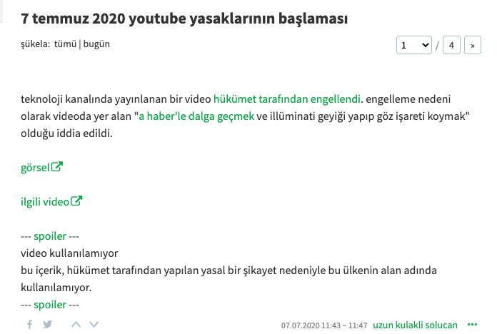 youtube censorship in turkey videos