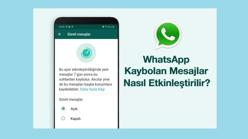 WhatsApp kaybolan mesajlar nasıl etkinleştirilir? - Page 1