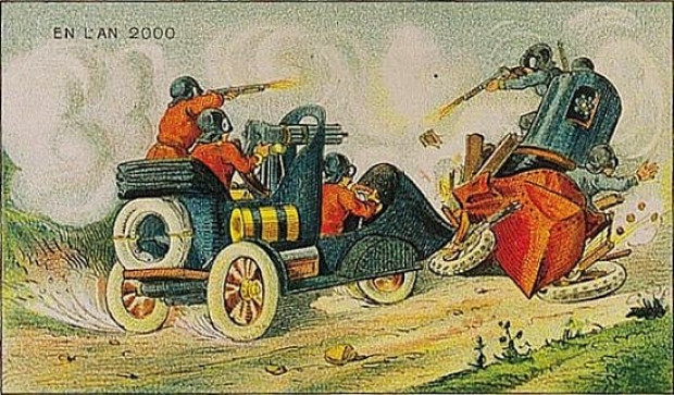 1910 Yılında yapılan 16 çizimle 2000 yılının tahmini - Page 1