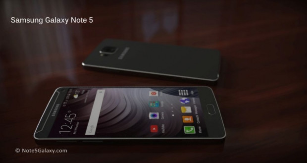 4K ekran ve metal kasa tasarımıyla Samsung Galaxy Note 5 konsepti - Page 1