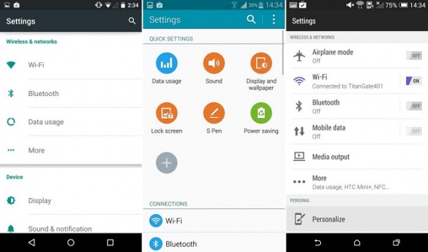 Android Lollipop-TouchWiz-Sense-LG ve Xperia arayüz karşılaştırması (Bölüm-1) - Page 1