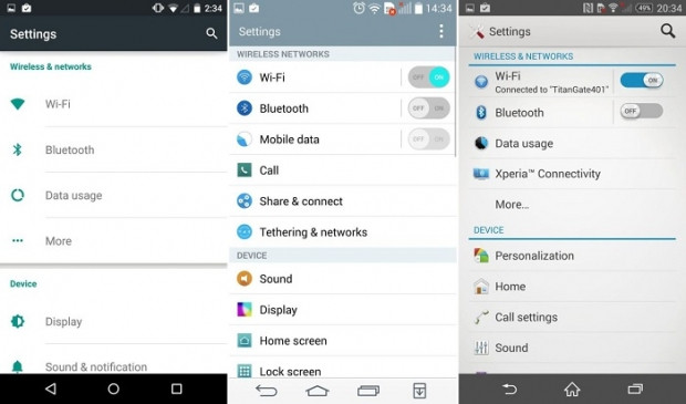 Android Lollipop-TouchWiz-Sense-LG ve Xperia arayüz karşılaştırması (Bölüm-1) - Page 2