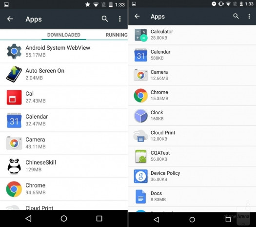 Android Marshmallow ve Android Lollipop ekran karşılaştırması - Page 1