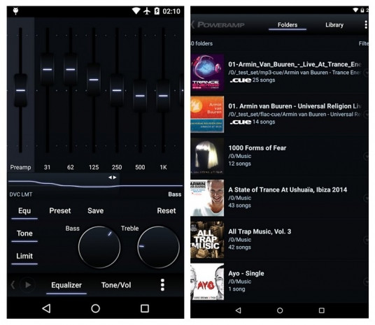Android telefonlar için en iyi müzik çalar uygulamaları - Page 2