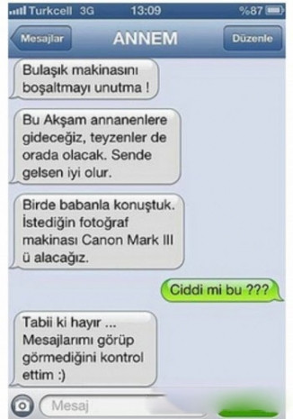 Anne ve babaların çocuklarına yolladıkları 13 komik mesaj - Page 1