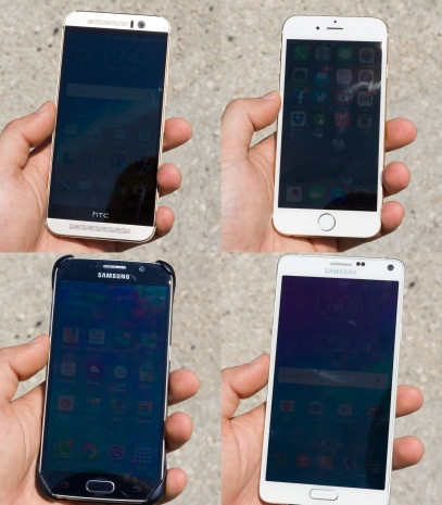 iPhone 6, Galaxy S6, HTC One M9 ve Note 4'ün gün ışında ekran görüntüsü - Page 4