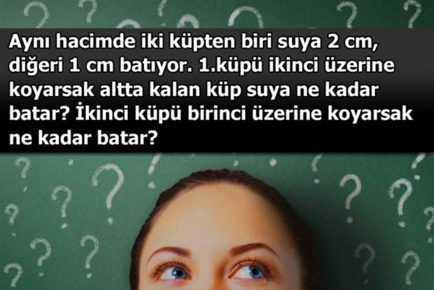 Beyninizi yakacak mantık soruları - Page 1