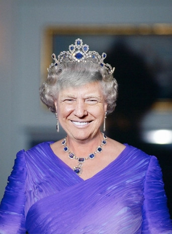 Donald Trump İngiltere Kraliçesi Elizabeth'e dönüştü - Page 3