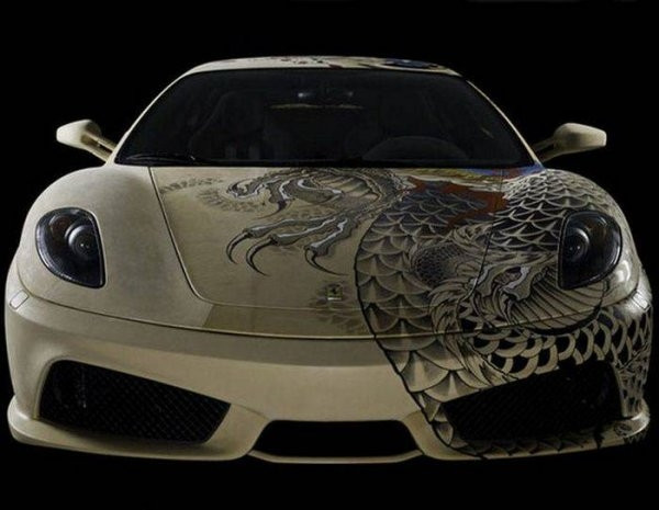 Dövmeli Ferrari F430 büyüledi! - Page 1