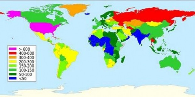 Dünya hakkında birbirinden ilginç bilgiler veren 20 harita! - Page 4