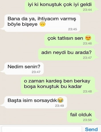 Efsane olmuş birbirinden komik 20 mesajlaşma - Page 3