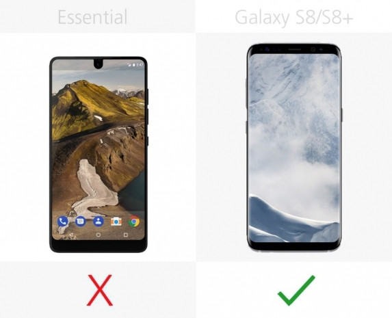 Essential Phone ve Samsung Galaxy S8 ile S8+ karşılaştırma - Page 1