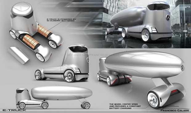 Ezber bozan Mercedes-Benz E-truck konsepti - Page 2