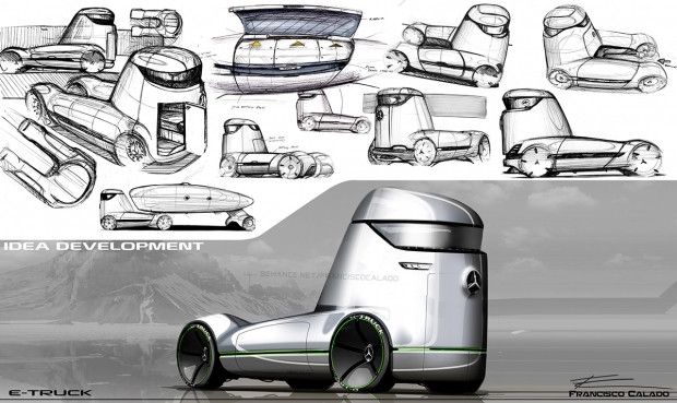 Ezber bozan Mercedes-Benz E-truck konsepti - Page 3