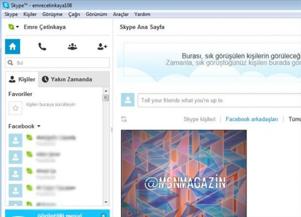 Facebook hesabını, Skype'a bağlama - Page 4