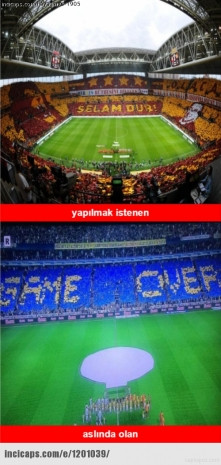 Galatasaray derbiyi kazanamadı capsler yine patladı - Page 1