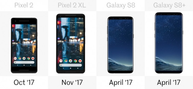 Google Pixel 2 ve 2 XL ile Samsung Galaxy S8 ve S8 + karşılaştırma - Page 2