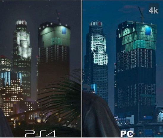 GTA 5 oyunundaki grafikleri PC ve Play Station'da karşılaştıran 15 görsel - Page 3