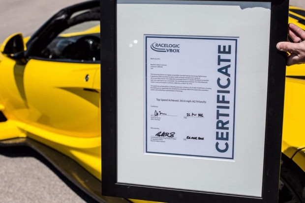 Hennessey Venom GT Spyder dünyanın en hızlı kabrio modeli oldu - Page 1