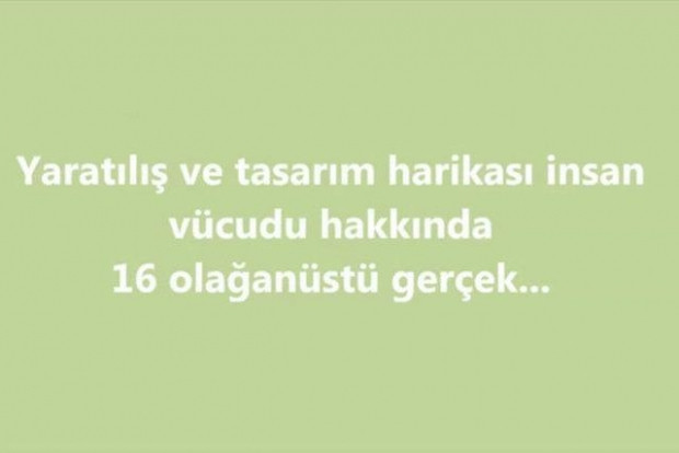 Her insanda olan şaşırtıcı özellikler - Page 1