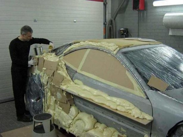 Hurda olarak aldığı Mercedes-Benz CLK-Class'ı baştan sona değiştirdi - Page 4