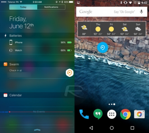 iOS 9 - Android M karşılaştırması - Page 4