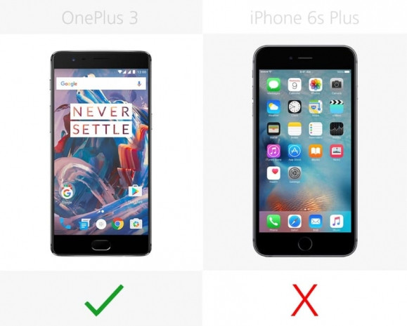 iPhone 6s Artı ve OnePlus 3 karşılaştırma - Page 1