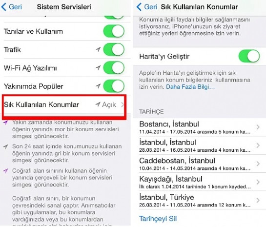iPhone'un gizli, şaşırtıcı ve "ürkütücü" özelliği: Sık kullanılan konumlar! - Page 3