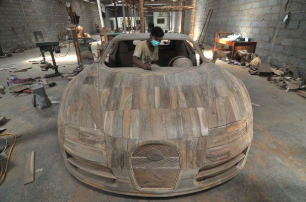 İşte kare kere ağaçtan Bugatti yapılışı - Page 1
