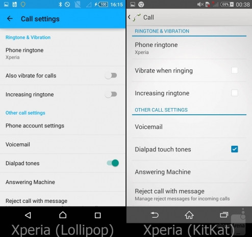 KitKat'ta ve Lollipop'da Sony Xperia farkı - Page 1