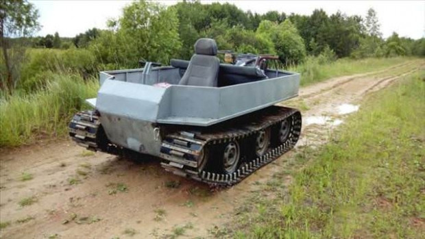 Kullanılmayan malzemelerden tank yaptı - Page 1
