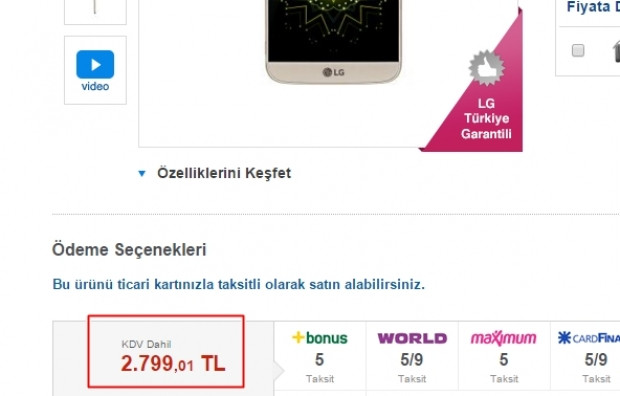 LG G5'in Türkiye satış fiyatı netlik kazandı - Page 3